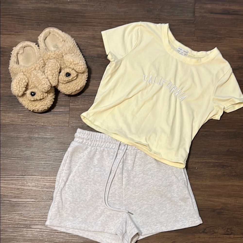 Better Together Cream Pajama Set XL